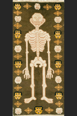 Tantric Khaden with Skeleton rug